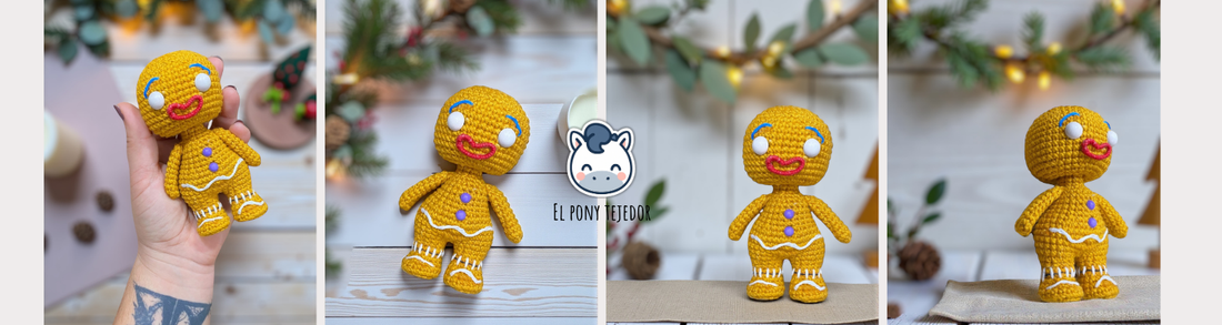Patrón Gratis Amigurumi Galleta de Jengibre - Gengi Shrek  | ES