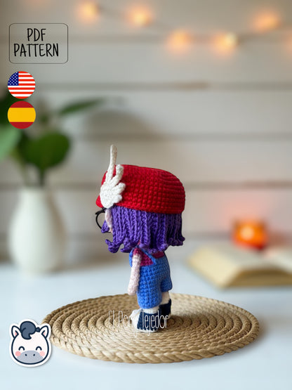 Handmade Caca and Arale amigurumi inspired by Akira Toriyama’s Dr. Slump, a perfect pattern for manga lovers, geek collectors and kawaii crochet fans.