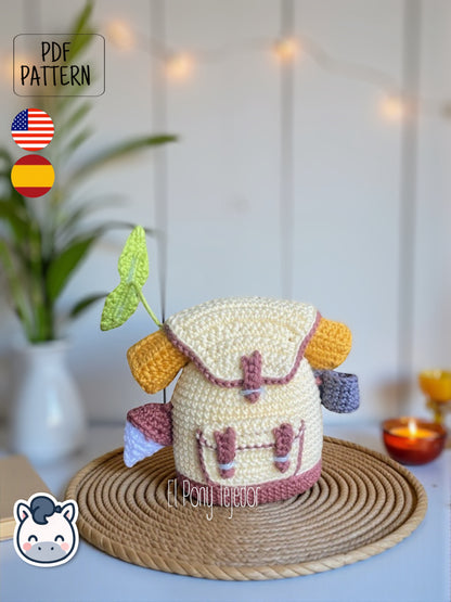 Handmade Korok (Kolog) amigurumi inspired by The Legend of Zelda, a cute crochet pattern PDF perfect for gamers, collectors and geek plush fans.