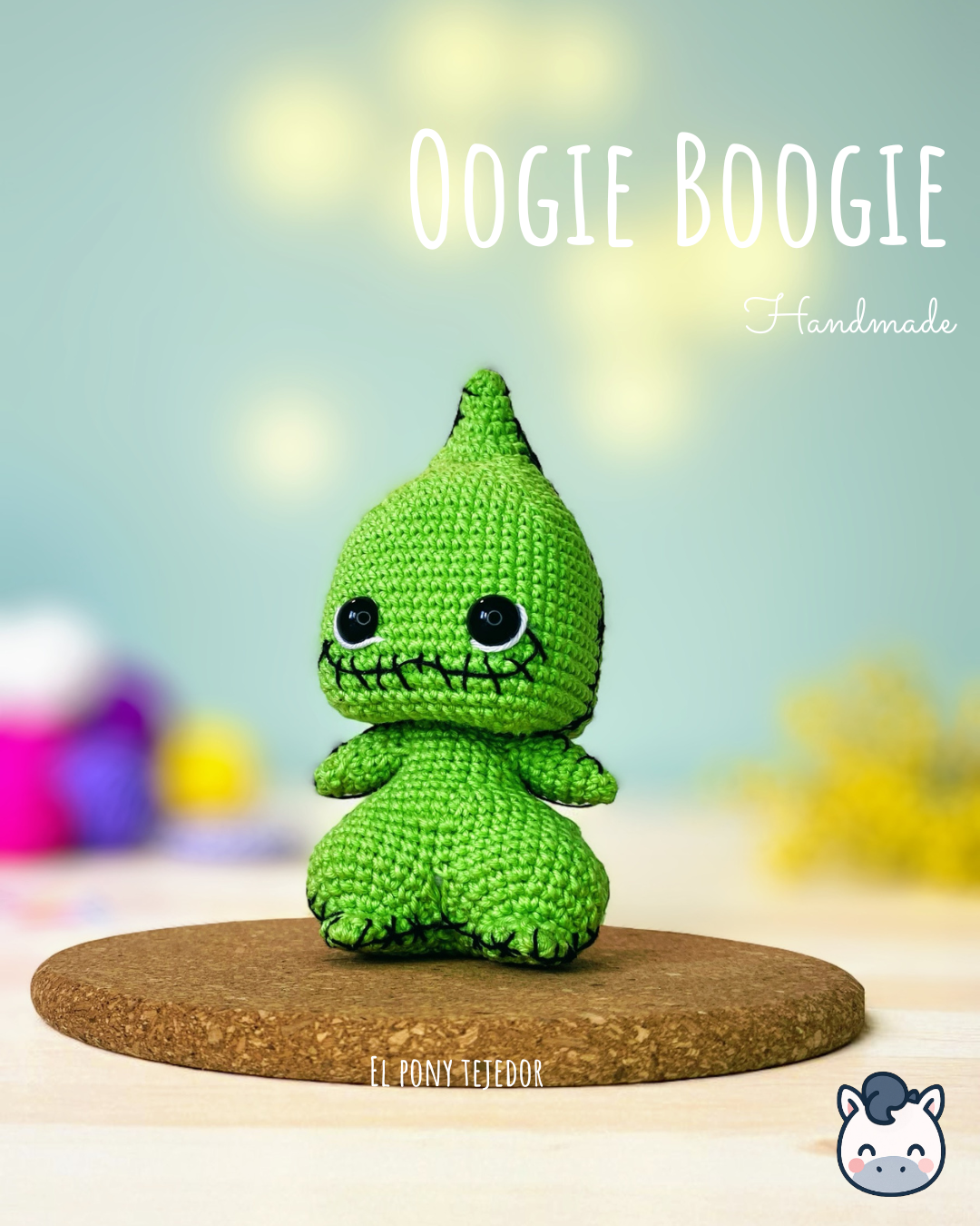Baby Oogie Boogie - Pesadilla Antes de Navidad  - Amigurumi hecho a Mano