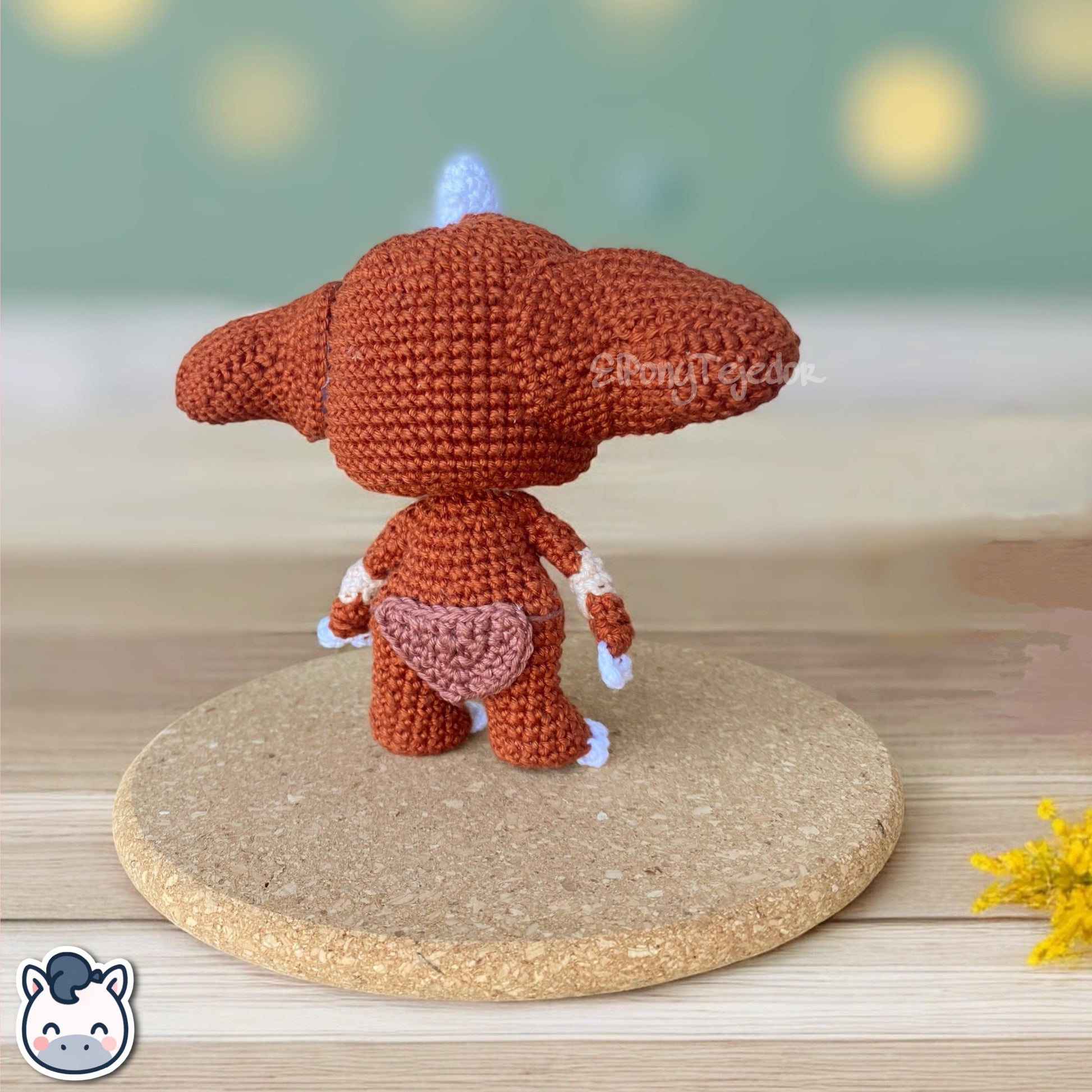 Handmade Bokoblin amigurumi inspired by Nintendo’s The Legend of Zelda, a perfect pattern for fans of Zelda, fantasy creatures, and geek gaming.