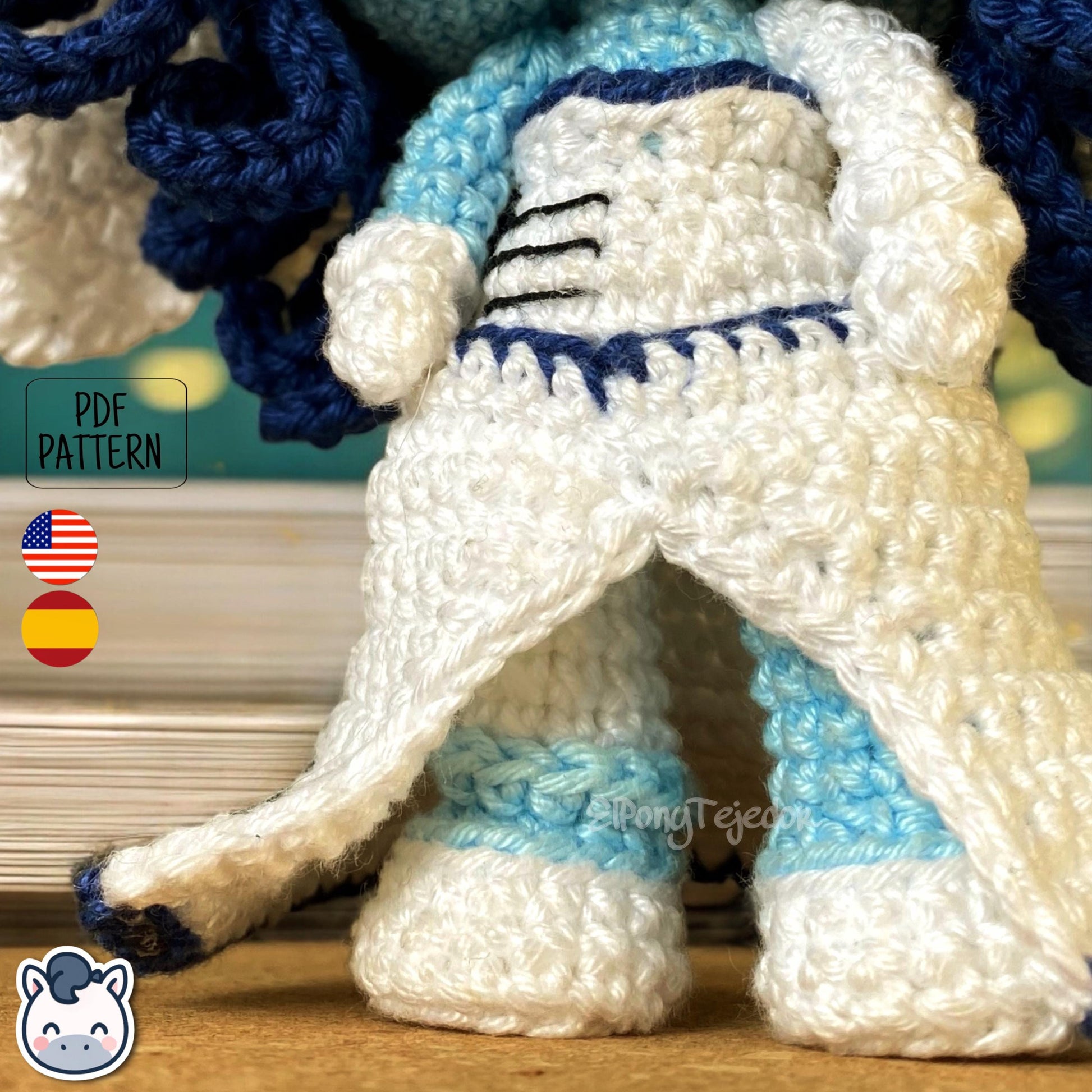 Handmade Corpse Bride amigurumi inspired by Tim Burton’s movie, a perfect pattern for fans of gothic romance, Halloween, and dark fairy tales.