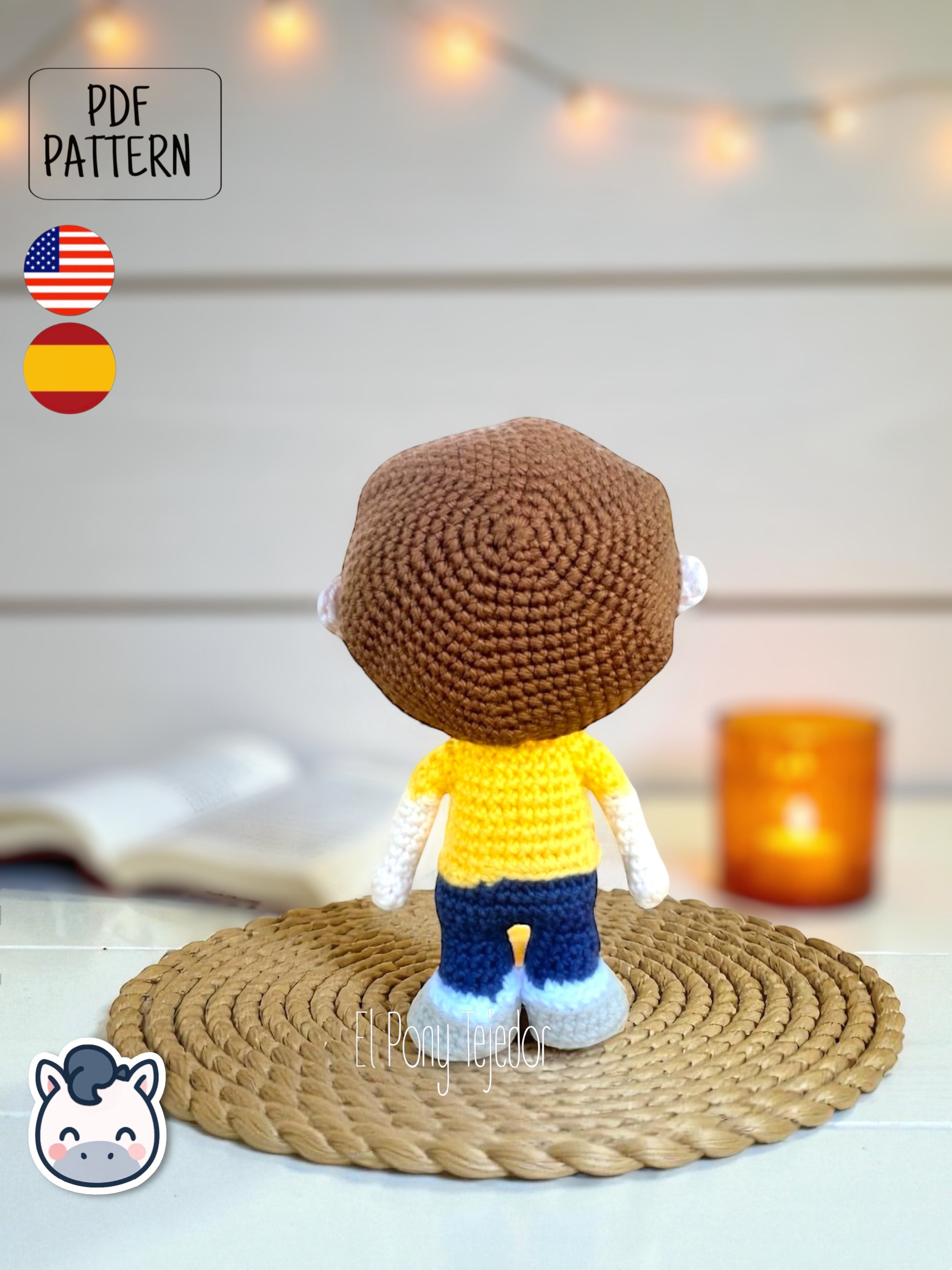 Handmade Rick and Morty amigurumi inspired by Adult Swim’s Rick and Morty, geeky crochet pattern PDF perfect for fans of sci-fi, multiverse adventures, and collectible plush toys.
