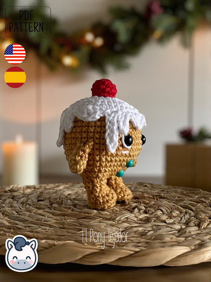 Handmade Christmitos amigurumi set with Snowman, Gingerbread Cookie and Nutcracker, cute Christmas crochet pattern PDF perfect for festive décor, holiday gifts and fans of cozy winter handmade crafts.