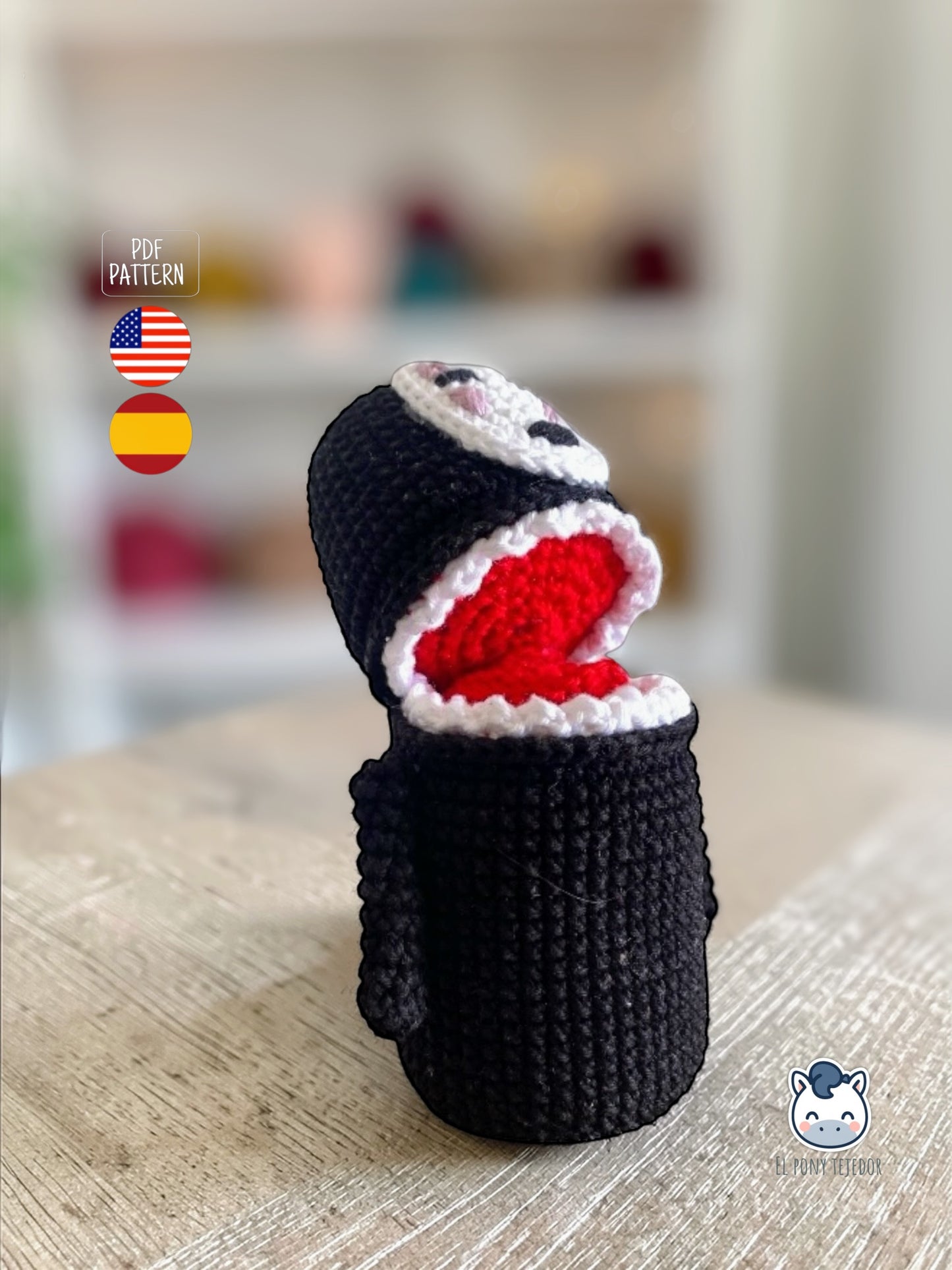 Handmade Chihiro and Kaonashi amigurumi inspired by Spirited Away, cute crochet pattern PDF for anime fans and Studio Ghibli lovers