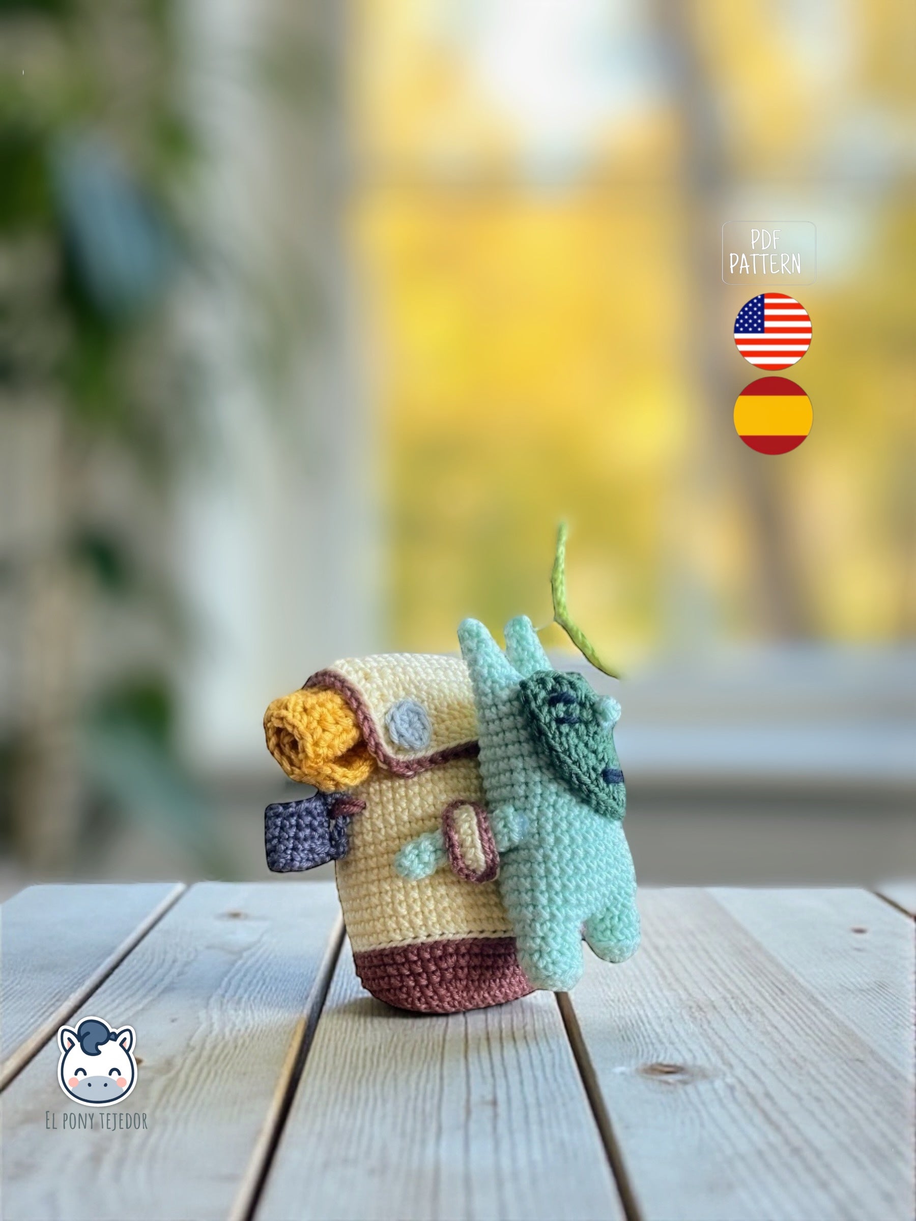 Handmade Korok amigurumi inspired by The Legend of Zelda, a cute and geeky crochet pattern PDF for video game fans and kawaii amigurumi lovers | Amigurumi Korok tejido a mano inspirado en The Legend of Zelda, patrón de ganchillo PDF ideal para fans de los videojuegos y del crochet kawaii